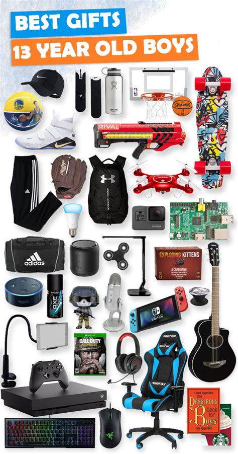 Here go the gift ideas, not in any particular order. Top Gifts for 13 Year Old Boys