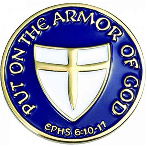 Worker Badges Lapel Pins Armor Of God Stand Firm In The