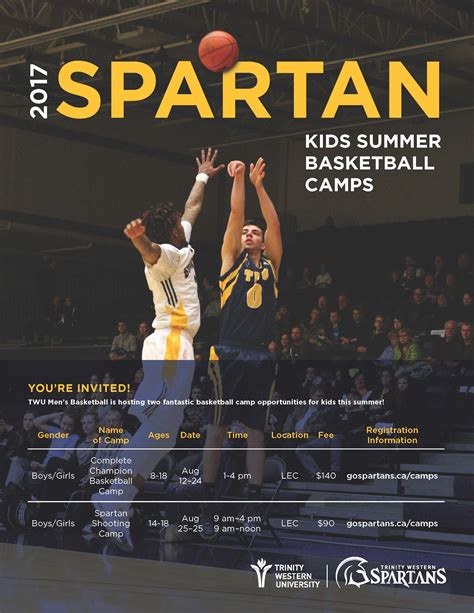 Spartan 2017 Kids Summer Basketball Camps Digital