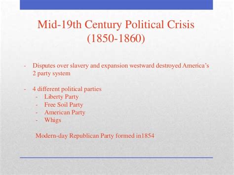 The History Of American Political Parties Notes