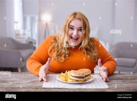 Fat Woman Eating Hi Res Stock Photography And Images Alamy