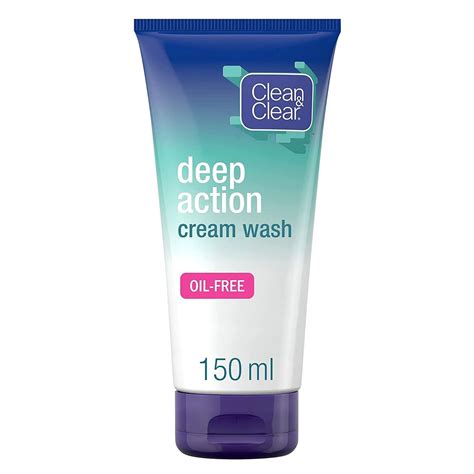 Buy Clean And Clear Deep Action Cream Wash 150ml Online Shop On