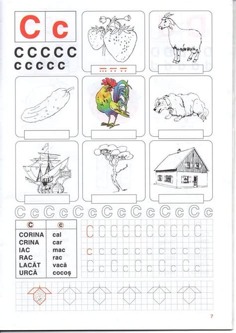 Fise Clasa Pregatitoare Preschool Writing Learning Abc Alphabet Writing