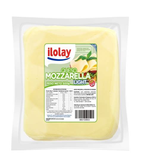 Queso Mozzarella Light Ilolay 500gr Superseis Online
