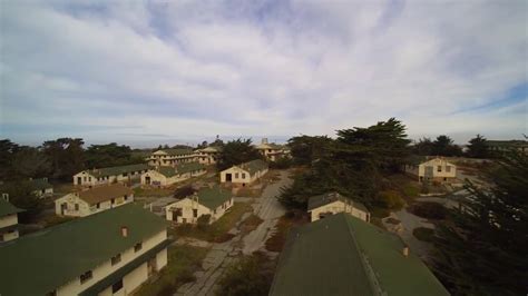 Old Fort Ord Military Base Barracks Drone Footage Typhoon