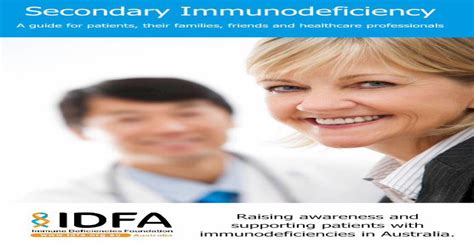 Secondary Immunodeficiency Idfa · The Warning Signs Of Primary