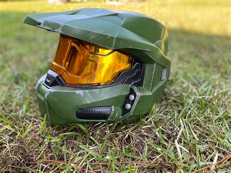 Halo Infinite Master Chief Helmet Portable Full Size Halo Etsy
