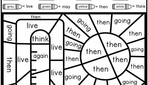 sight word the worksheets