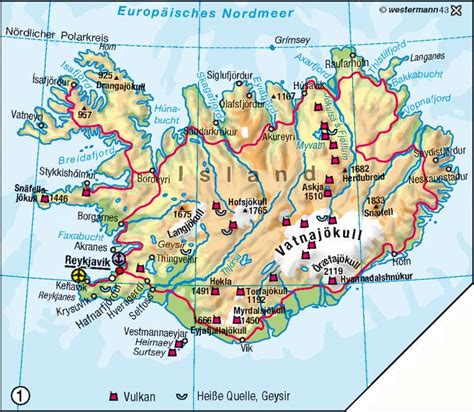 Naturwunder, abenteuer und reisen nach island #iceland. Diercke Weltatlas - Kartenansicht - Island - physisch ...