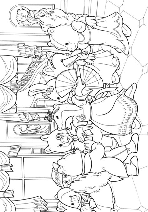 Home » coloring pages » 40 cool calico critters coloring pages. Kids-n-fun.com | 17 coloring pages of Calico Critters