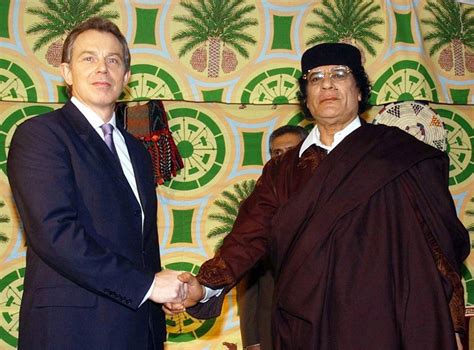 letter between tony blair and colonel gaddafi revealed as part of documents seized following