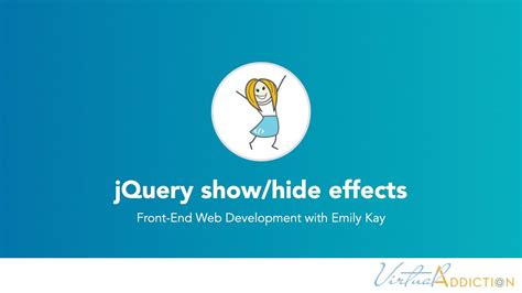 Jquery Using The Show Hide And Toggle Effects Youtube