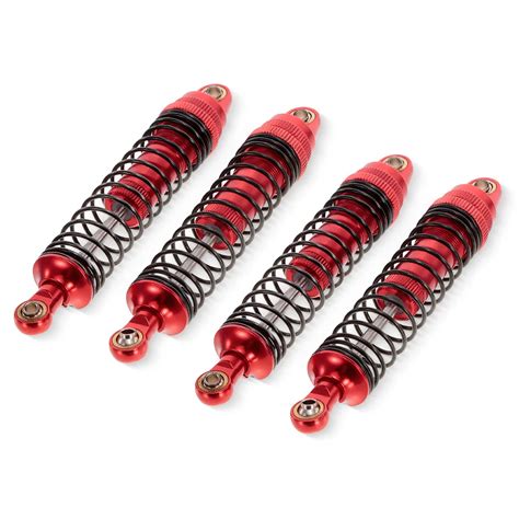 4pcs 110mm Metal Shock Absorber Damper For Rc 110 Rc Car Rc4wd Axial