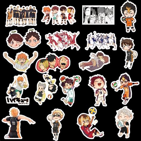 Haikyu Stickers Anime Printables Cute Stickers Anime Stickers Haikyuu