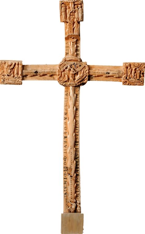 Carved Wooden Cross Transparent Png Stickpng