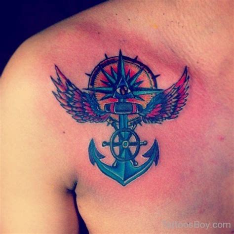 ship wheel tattoo on chest tattoo designs tattoo pictures