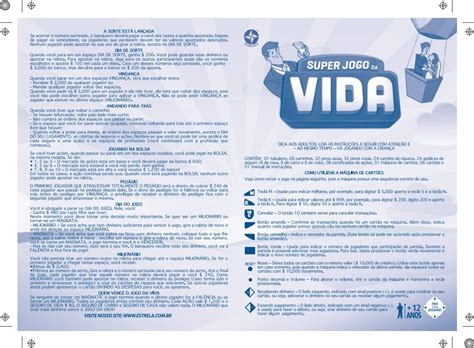 O jogo is published in tabloid format. Jogo De Tabuleiro Estrela Super Jogo Da Vida Novo Original ...