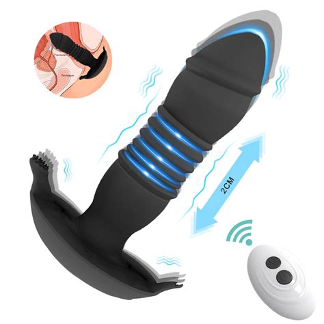Thrusting Butt Plug Masturbator Sex Toys For Men Dildo Anal Vibrators