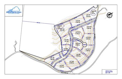 Subdivision Design — 24h Site Plans For Building Permits Site Plan
