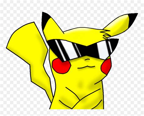Pikachu With Glasses Png Transparent Png Vhv