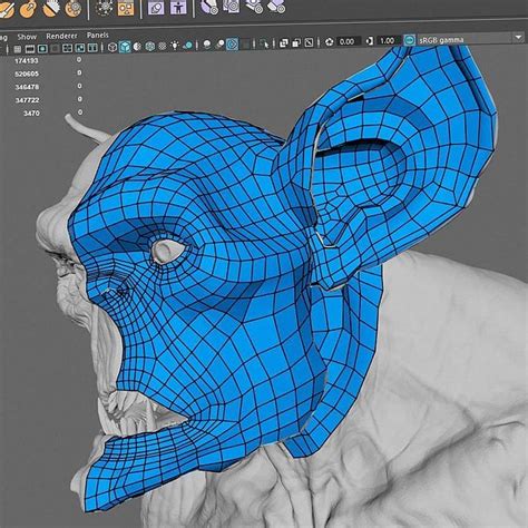 Flippednormals On Instagram Learn How To Retopo A Face In Our Full