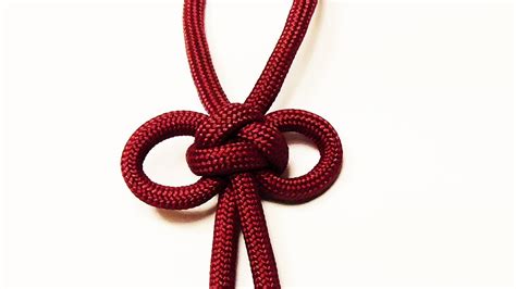 How You Can Tie A Chinese Miniature Butterfly Knot Whyknot Youtube