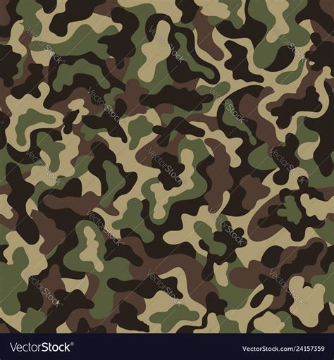 Military Camouflage Pattern Royalty Free Vector Image