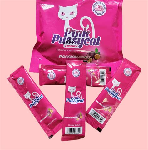 Pink Pussycat Honey Sachet Passion Fruit Pack Deal Royalty Honey Usa