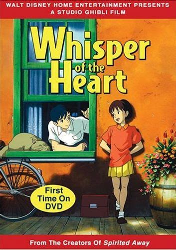 Whisper of the heart is a 1995 studio ghibli film, originally titled mimi o sumaseba (耳をすませば — if you listen closely) and based on a manga written by aoi hiiragi and serialized in shueisha's ribon original magazine in 1989. Whisper of the Heart • Absolute Anime