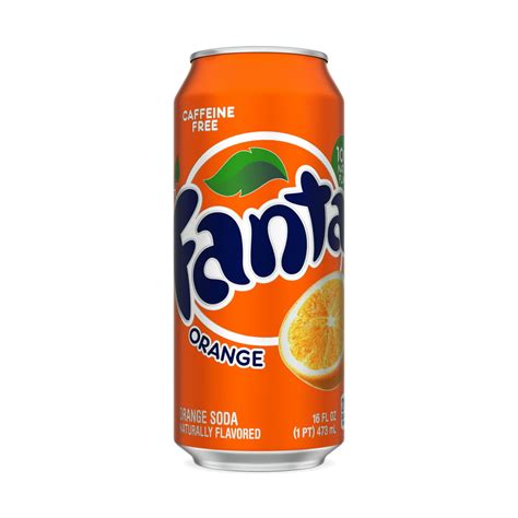 Fanta Orange Soda Fruit Flavored Soft Drink 16 Fl Oz