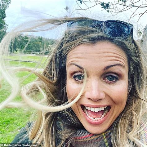 Actress Bridie Carter Is Spotted On The Set Of Home And Away For The