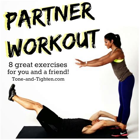 Best Workout For You And A Friend Exercise Partner Workout On Tone And