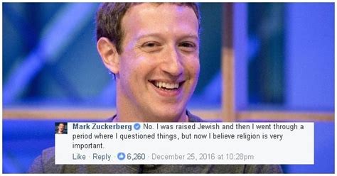 Facebook Ceo Zuckerberg May No Longer Be An Atheist