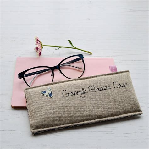 Personalised Glasses Case By Handmade At Poshyarns