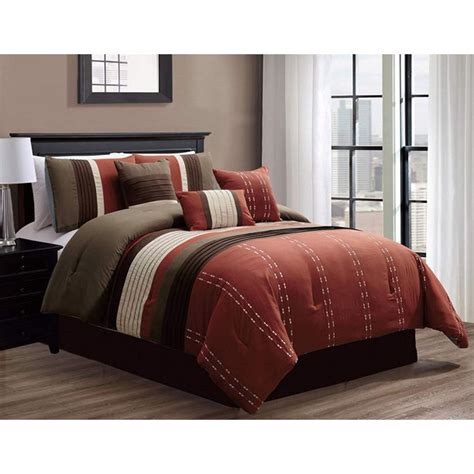 See more bed pillow sizes. HGMart Bedding Comforter Set Bed In A Bag - 7 Piece Luxury ...