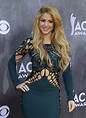 Colombian singer-songwriter Shakira arrives at the 49th Annual Academy ...