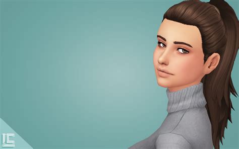 My Sims 4 Blog Simple Ponytail Recolors By Littlecrisps