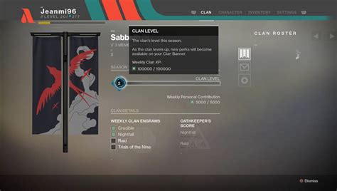Destiny 2 How To Level Up Clans And Earn Rewards