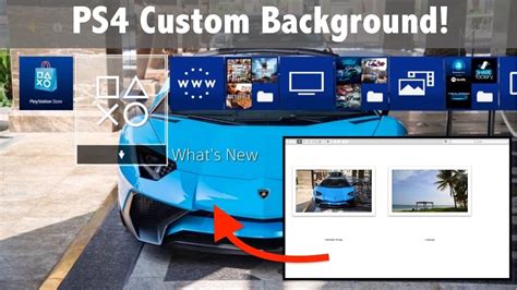 Free Download Ps4 How To Create Custom Wallpaper Use Your Own Photo As