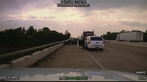 Dashcam Video Arkansas Police Chase And Shooting
