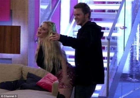 Celebrity Big Brother 2013 Heidi Montag Gives Her Husband Spencer A Lap Dance In Tiny Pink