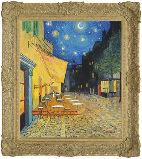 Starry Night With Cafe Terrace Place Du Forum By John