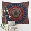 DODOING Indian Tapestry Hippie Bohemian Psychedelic Peacock Mandala ...