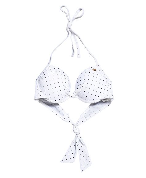 Womens Cassie Cup Bikini Top In Polka Dot Superdry