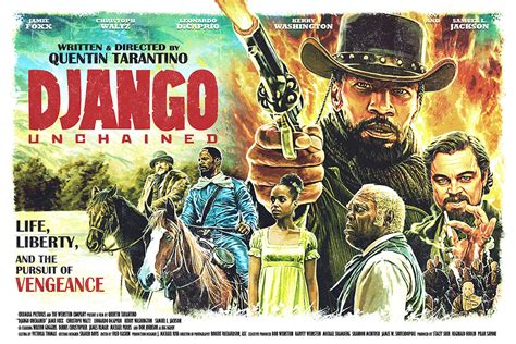 Artstation Django Unchained Poster