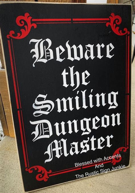 Dungeons And Dragons Sign Dandd Sign Dungeon And Dragons T Etsy In