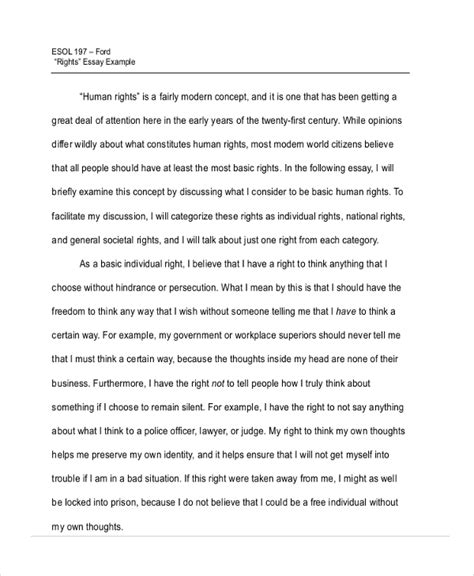 Sometimes, the example of thesis statement goes beyond a sentence and there's nothing to worry about it. FREE 8+ Concept Essay Examples & Samples in PDF | DOC | Examples