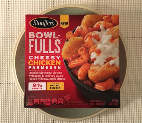 Stouffers Bowl Fulls Cheesy Chicken Parmesan Review Freezer Meal Frenzy