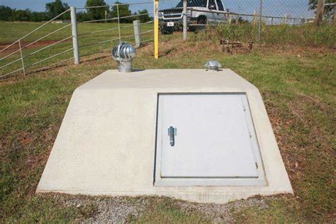 Kansas Concrete Slope Front Storm Shelters Storm Defense Shelters