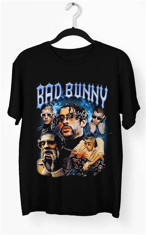 Vintage Bad Bunny T Shirt Bad Bunny Graphic T Shirt Etsy